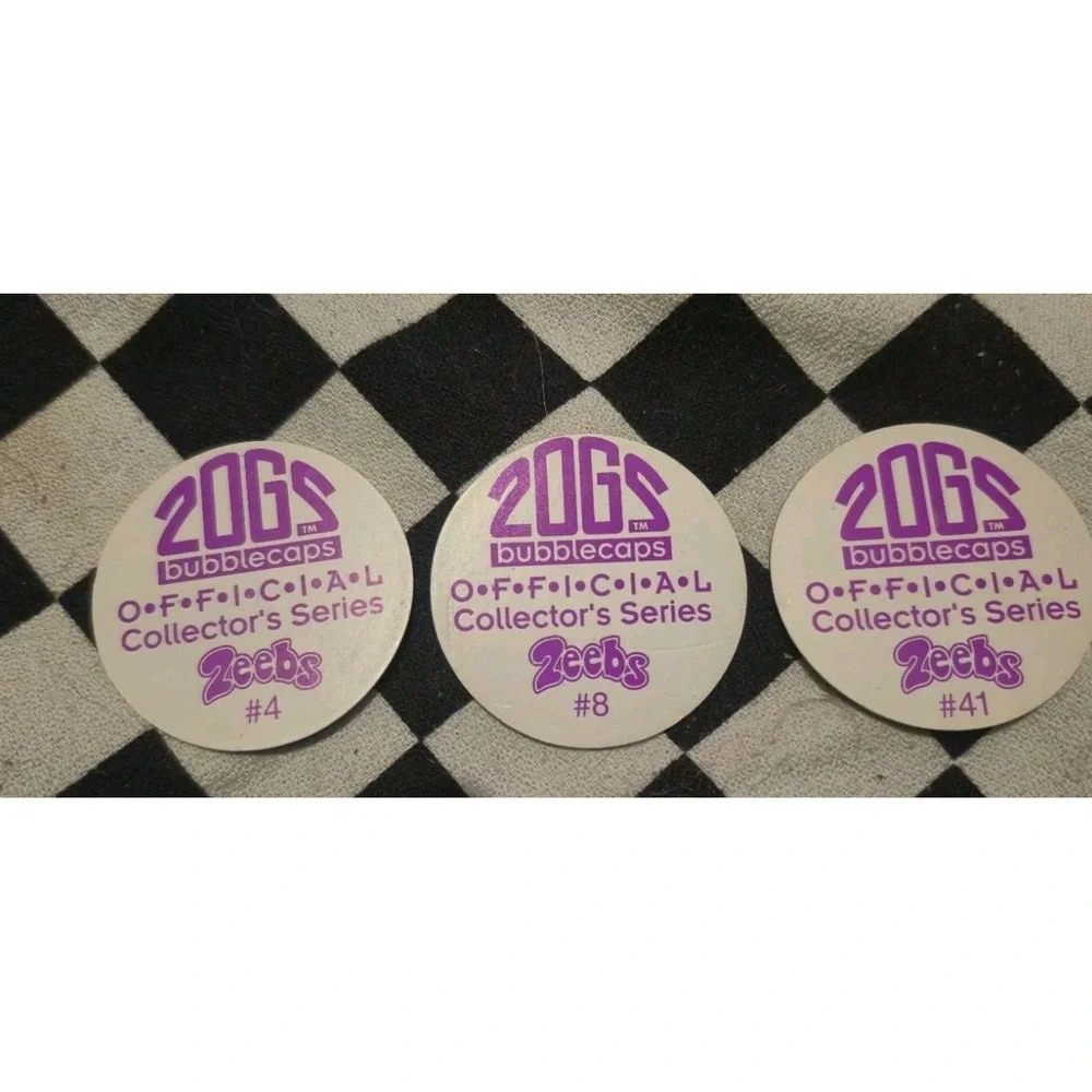 Vintage 90s Slammer‎ Lot  Zoobs TMNT Michelangelo Exo-Men Pogs